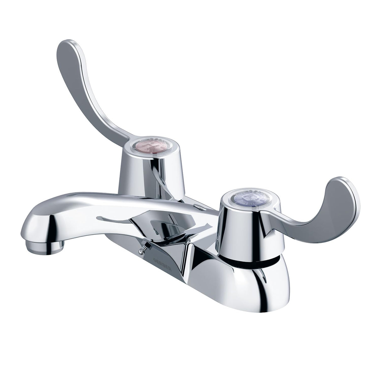 Gerber G004341166 Chrome Classics Two Metal Handle Centerset Lavatory Faucet W...