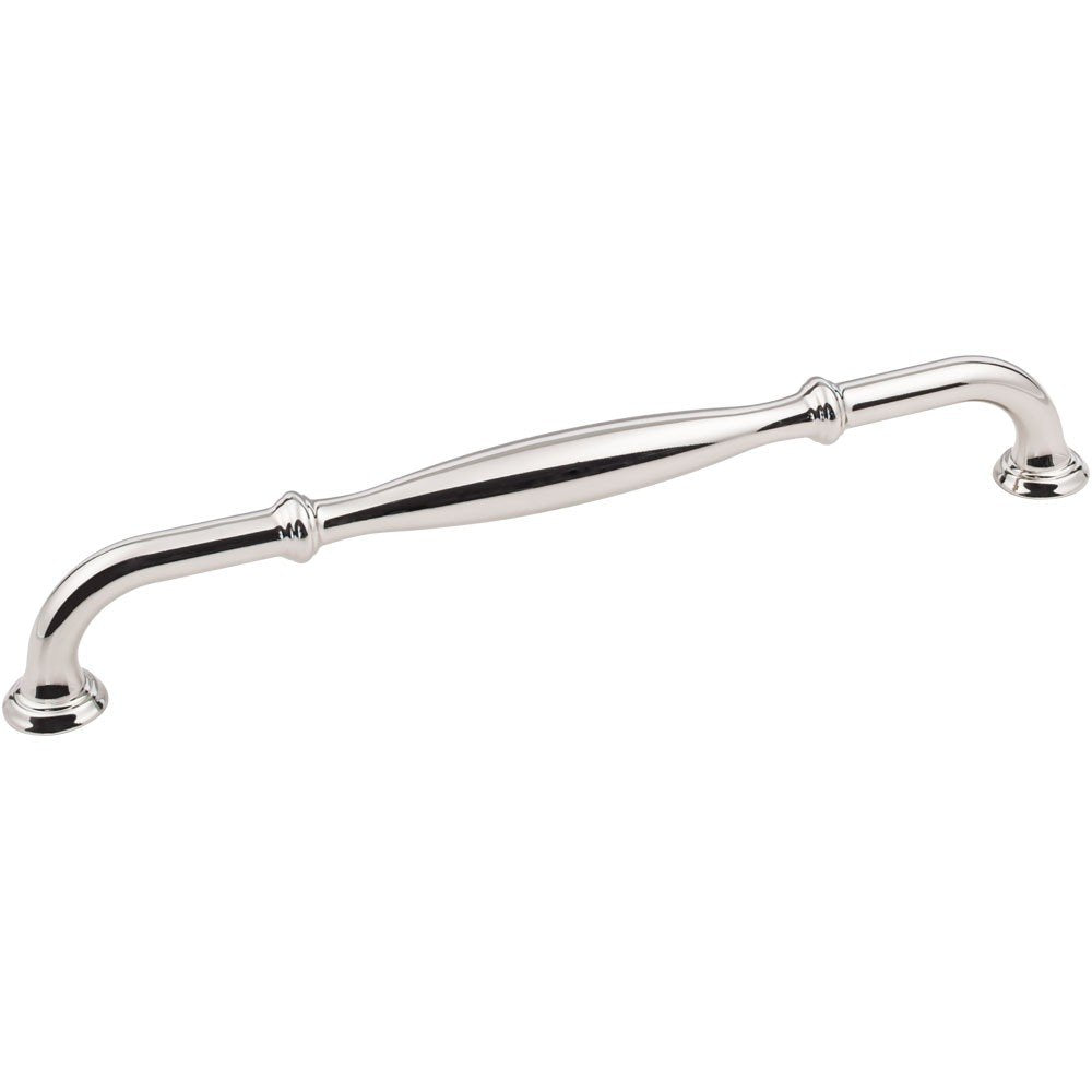 Jeffrey Alexander 658-224NI 224 mm Center-to-Center Polished Nickel Tiffany Cabinet Pull