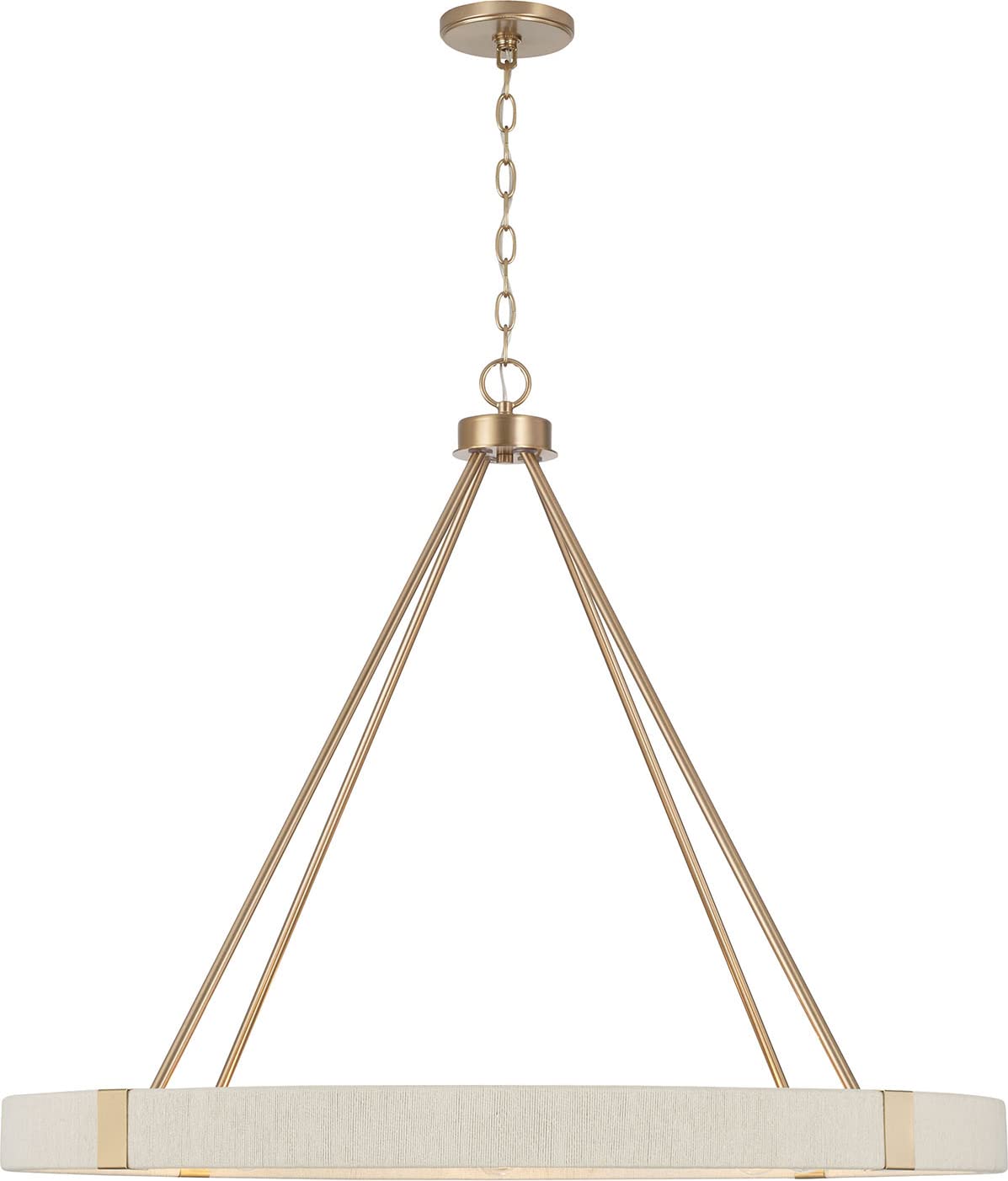 Capital Lighting 449881MA Delaney 8 Light Chandelier Matte Brass