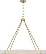 Capital Lighting 449881MA Delaney 8 Light Chandelier Matte Brass