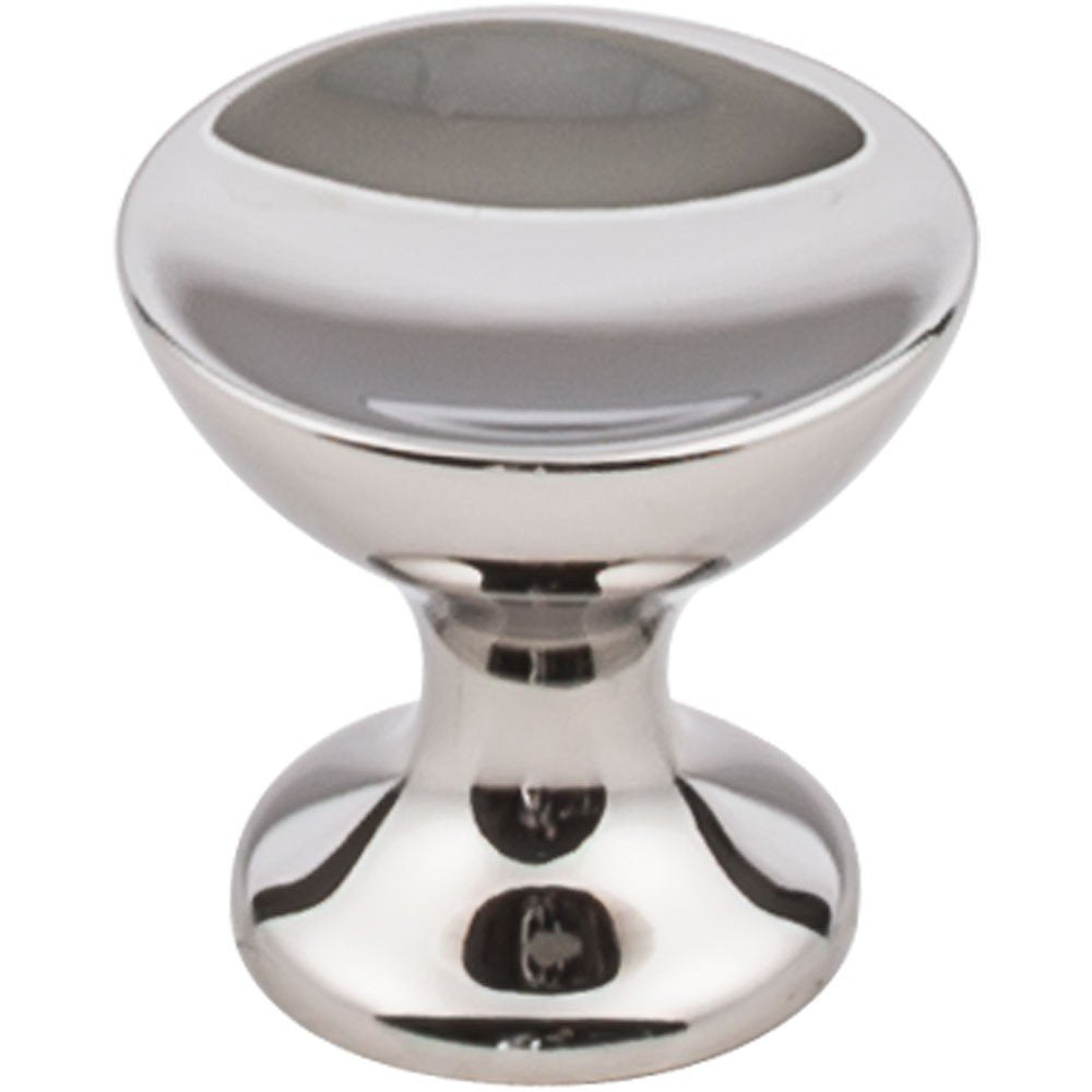 Jeffrey Alexander 667S-NI 1-1/16" Diameter Polished Nickel Rae Cabinet Knob
