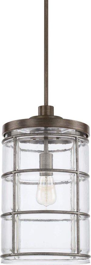 Capital Lighting 329412UG-446 Colby 1 Light Pendant Urban Grey