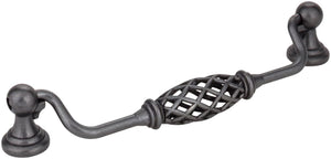 Jeffrey Alexander 749-160DACM 160 mm Center-to-Center Gun Metal Birdcage Tuscany Drop & Ring Pull
