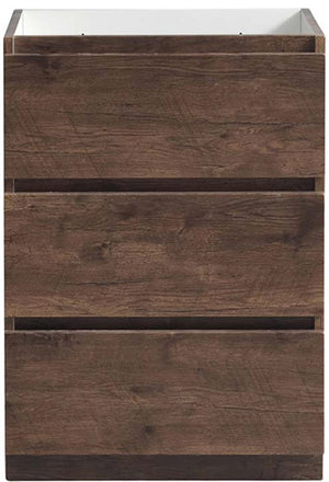 Fresca FCB9324RW Fresca Lazzaro 24" Rosewood Free Standing Modern Bathroom Cabinet