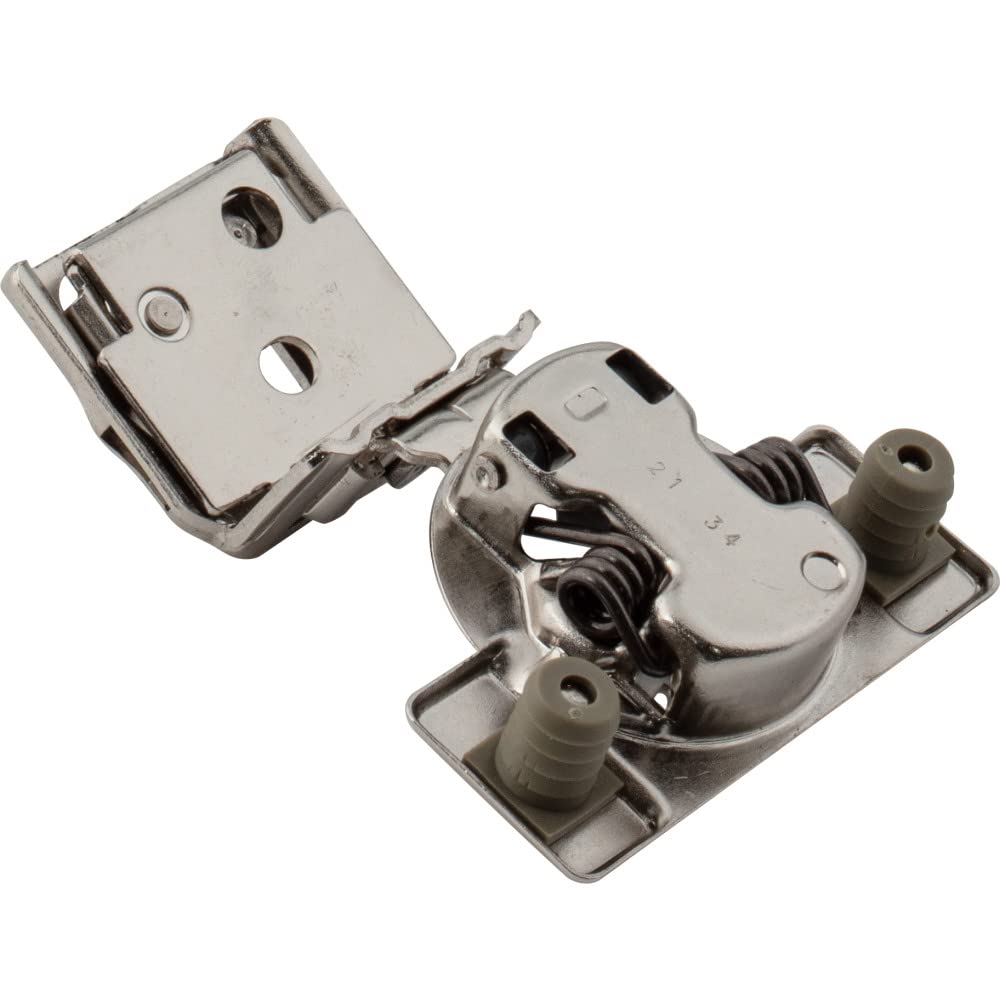 Hardware Resources 9394-2C 105° 1-1/4" Overlay Heavy Duty DURA-CLOSE® Soft-close Compact Hinge with 2 Cleats & Press-in 8mm Dowels.