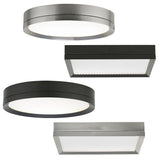 Tech 700FMFINRS-LED830 Finch Flush Mount Ceiling Satin Nickel