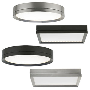 Tech 700FMFINRS-LED830 Finch Flush Mount Ceiling Satin Nickel