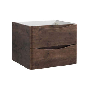 Fresca FCB9024RW Fresca Tuscany 24" Rosewood Wall Hung Modern Bathroom Cabinet