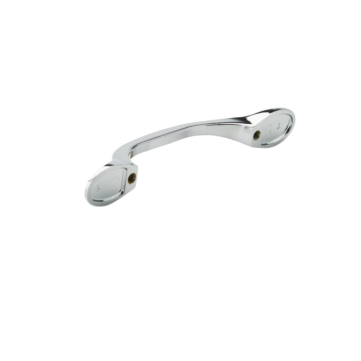 Amerock Cabinet Pull Polished Chrome 3 inch (76 mm) Center-to-Center Ravino 1 Pack Drawer Pull Drawer Handle Cabinet Hardware