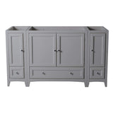 Fresca FCB20-123612ES Fresca Oxford 60" Espresso Traditional Bathroom Cabinets