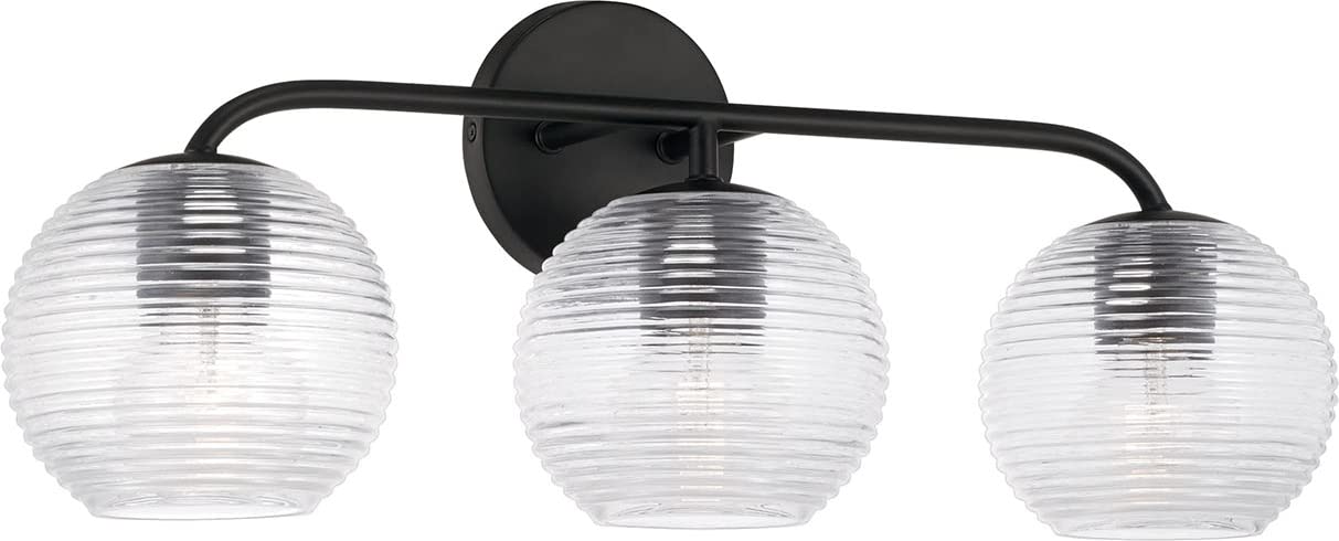 Capital Lighting 149931MB-544 Dolan 3 Light Vanity Matte Black