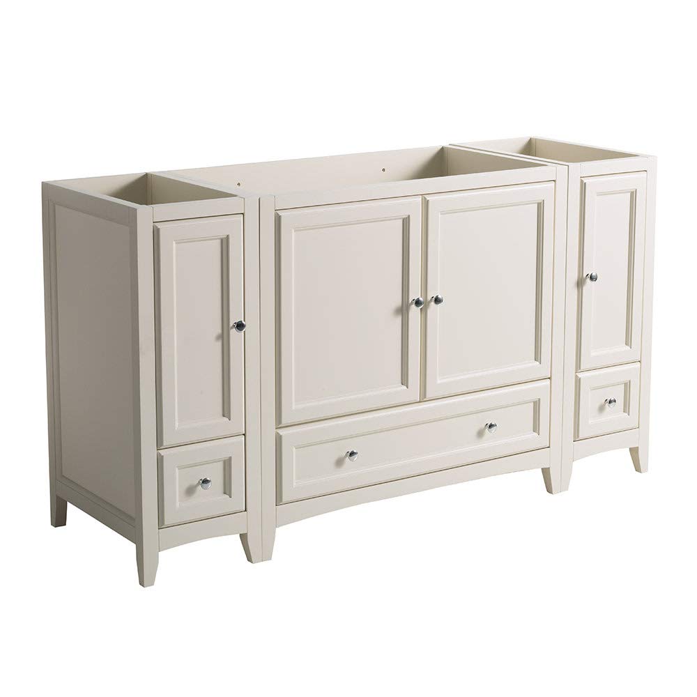 Fresca FCB20-123612AW Fresca Oxford 60" Antique White Traditional Bathroom Cabinets