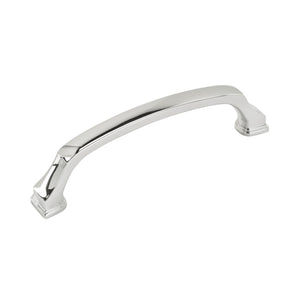 Amerock Cabinet Pull Polished Chrome 5-1/16 inch (128 mm) Center to Center Revitalize 1 Pack Drawer Pull Drawer Handle Cabinet Hardware
