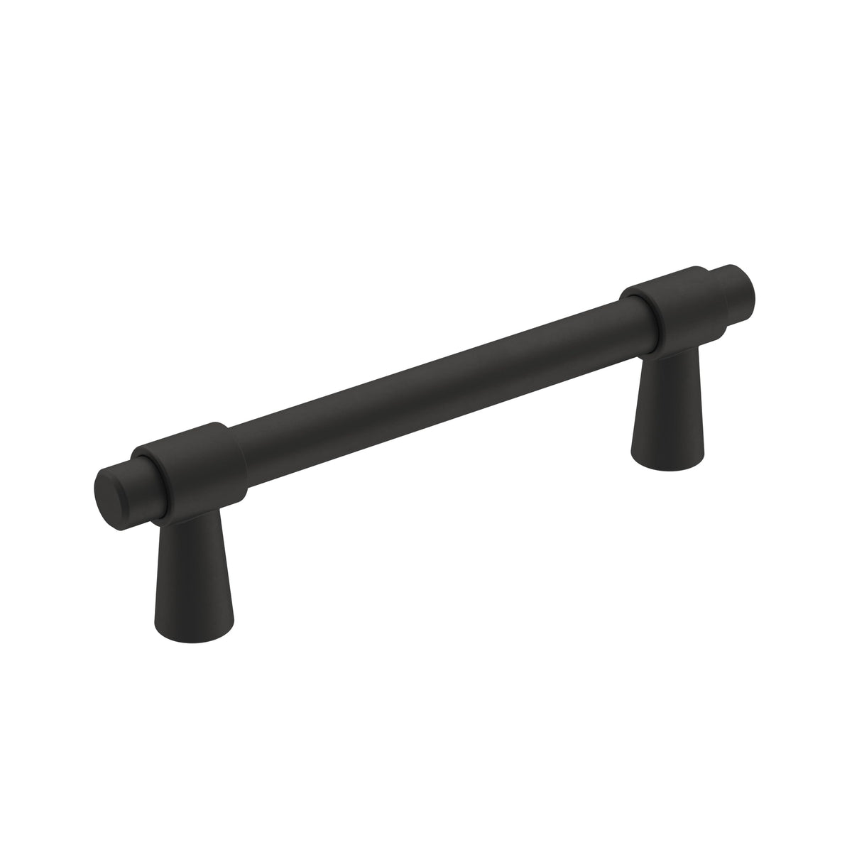 Amerock Cabinet Pull Matte Black 3-3/4 inch (96 mm) Center-to-Center Destine 1 Pack Drawer Pull Cabinet Handle Cabinet Hardware