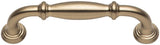 Jeffrey Alexander 658-96BG 96 mm Center-to-Center Brushed Gold Tiffany Cabinet Pull