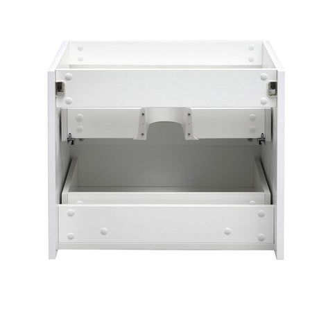 Fresca FCB8324WH Fresca Valencia 24" Glossy White Wall Hung Modern Bathroom Cabinet