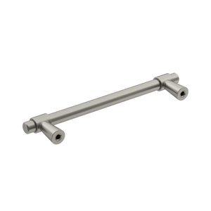 Amerock Cabinet Pull Satin Nickel 5-1/16 inch (128 mm) Center-to-Center Destine 1 Pack Drawer Pull Cabinet Handle Cabinet Hardware