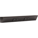 Task Lighting TR18-2BD-P-BK 18" TR Series Angle Power Strip, Black Finish, Black Receptacles