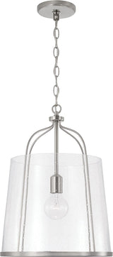 Capital Lighting 347011BN Madison 1 Light Pendant Brushed Nickel