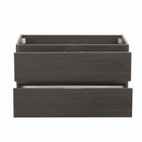 Fresca FCB8336GG Fresca Valencia 36" Dark Slate Gray Wall Hung Modern Bathroom Cabinet