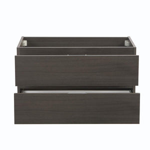 Fresca FCB8336WH Fresca Valencia 36" Glossy White Wall Hung Modern Bathroom Cabinet