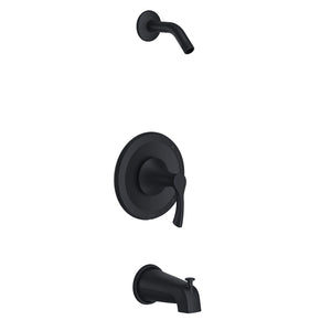 Gerber D510022LSBSTC Antioch Tub & Shower Trim Kit, Without Showerhead - Satin Black