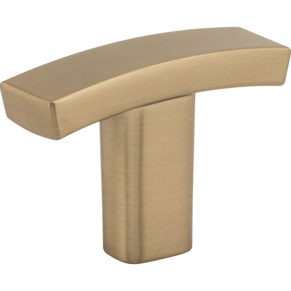 Elements 859T-SN 1-1/2" Overall Length Satin Nickel Square Thatcher Cabinet "T" Knob