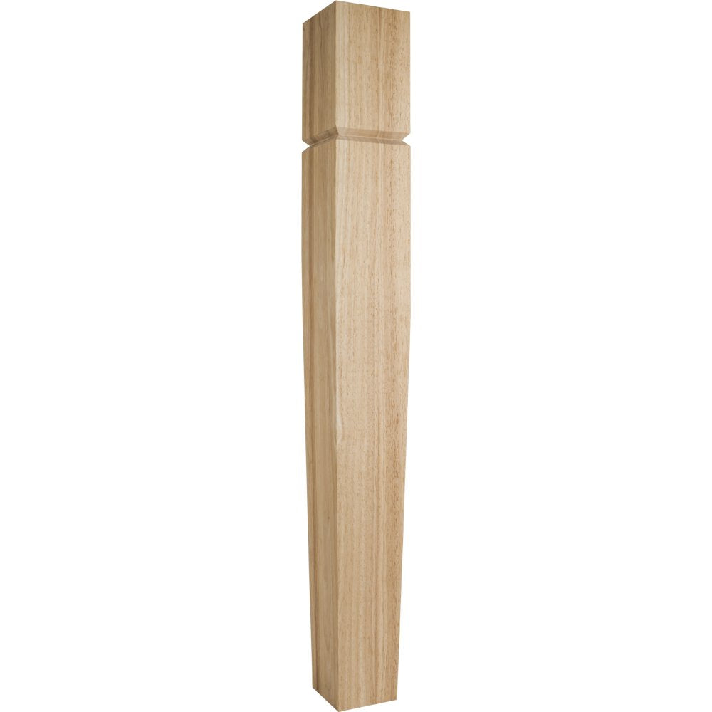Hardware Resources P60-5-42-HMP 5" W x 5" D x 42" H Hard Maple Grooved Arts & Crafts Post