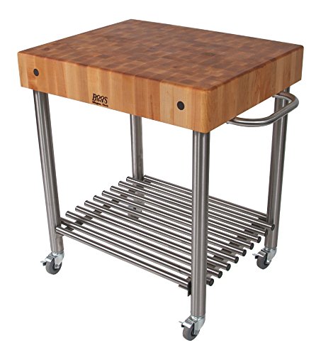 John Boos CUCD15 - 30"" x 24"" Maple Worktable