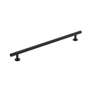 Amerock Cabinet Pull Matte Black 10-1/16 inch (256 mm) Center-to-Center Radius 1 Pack Drawer Pull Cabinet Handle Cabinet Hardware