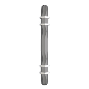 Amerock Cabinet Pull Black Chrome/Polished Chrome 3-3/4 inch (96 mm) Center-to-Center London 1 Pack Drawer Pull Drawer Handle Cabinet Hardware