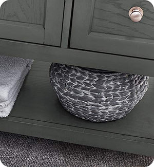 Fresca FCB2372VG-D Fresca Manchester Regal 72" Gray Wood Veneer Traditional Double Sink Bathroom Cabinet