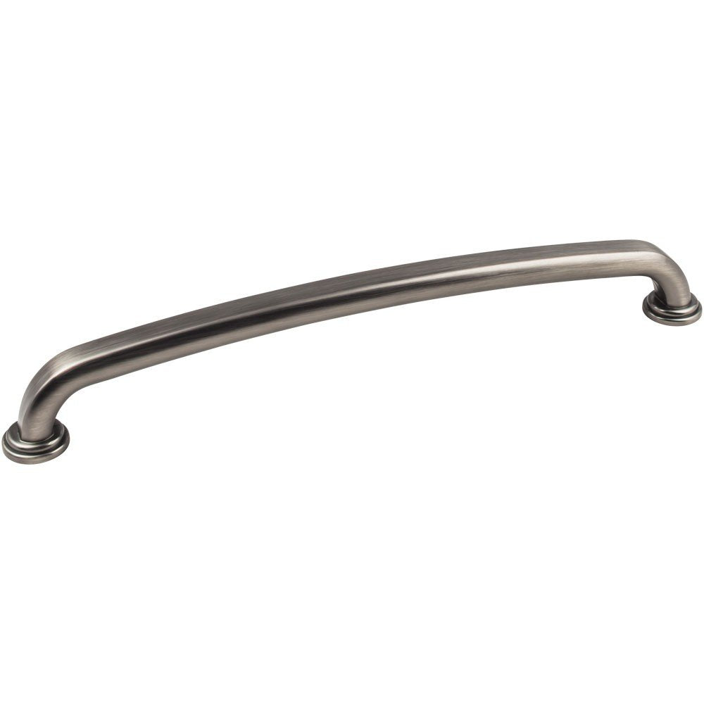 Jeffrey Alexander 527-12BNBDL 12" Center-to-Center Brushed Pewter Bremen 1 Appliance Handle