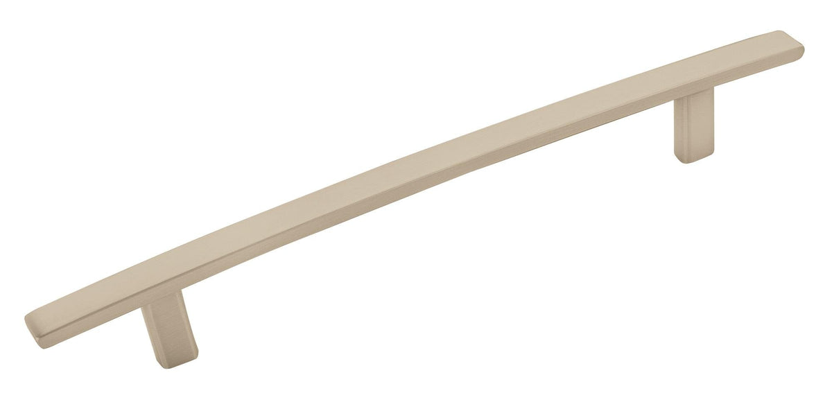 Amerock Cabinet Pull Satin Nickel 6-5/16 inch (160 mm) Center to Center Cyprus 1 Pack Drawer Pull Drawer Handle Cabinet Hardware