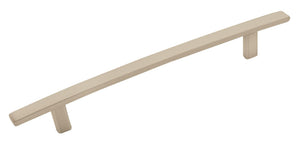 Amerock Cabinet Pull Satin Nickel 6-5/16 inch (160 mm) Center to Center Cyprus 1 Pack Drawer Pull Drawer Handle Cabinet Hardware