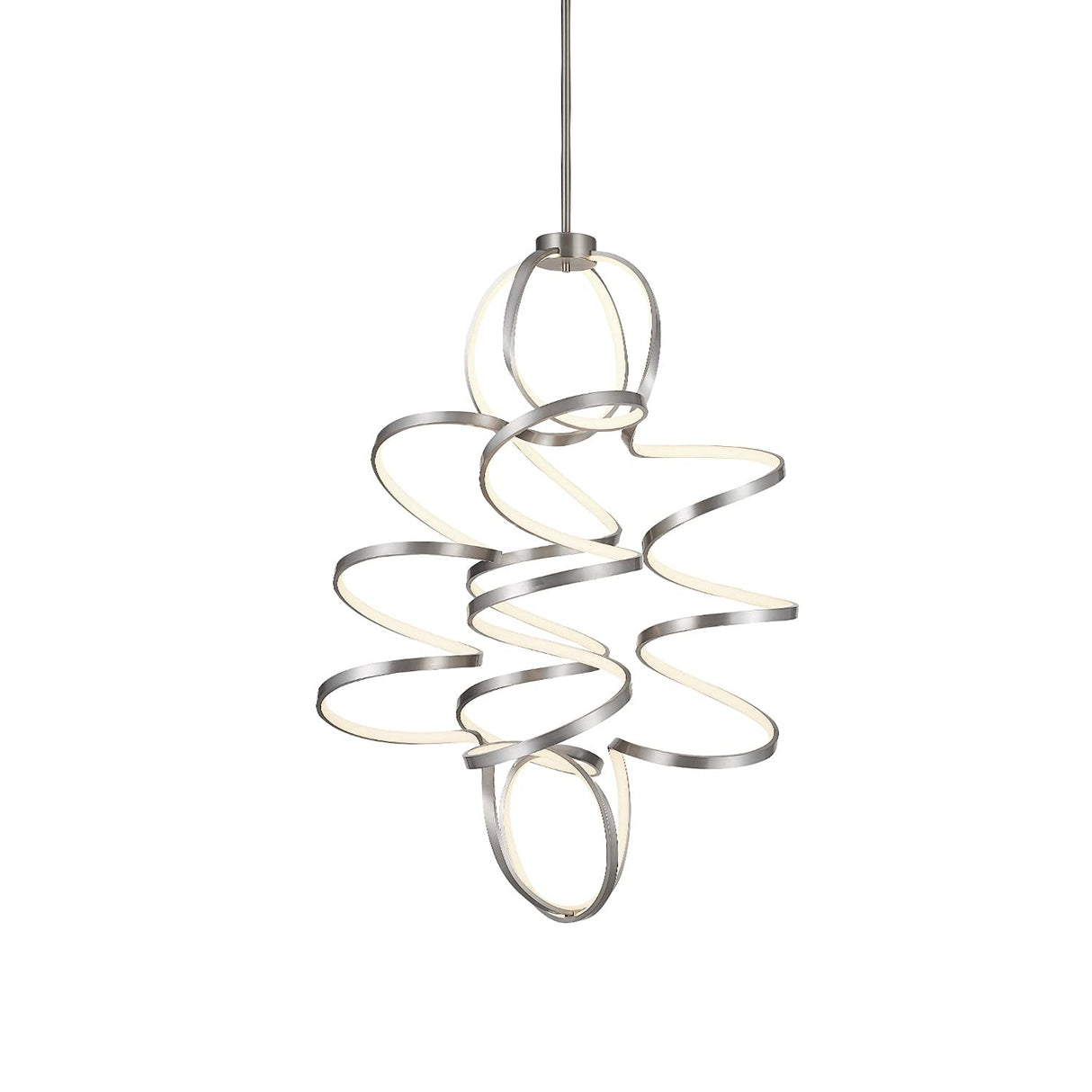 Kuzco CH93941-AS SYNERGY 41" CH Antique Silver 120V TRIAC/ELV LED 3000K 90CRI 200W