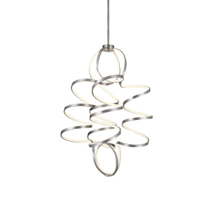 Kuzco CH93941-AS SYNERGY 41" CH Antique Silver 120V TRIAC/ELV LED 3000K 90CRI 200W