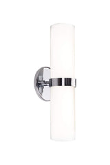 Kuzco WS9815-CH MILANO 15" WS Chrome 120V ELV LED 3000K 90CRI 17W