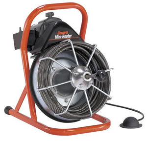 General Wire MR-D-O Basic Mini-Rooter Open Cage Unit + 75EM3 (75' x 1/2