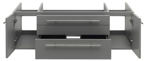 Fresca FCB6148RBL-VSL Fresca Lucera 48" Royal Blue Wall Hung Vessel Sink Modern Bathroom Cabinet