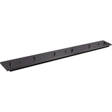 Kuzco CNP06AC-BC 6 Head Canopy SSL/SVT Wire BK-CHROME