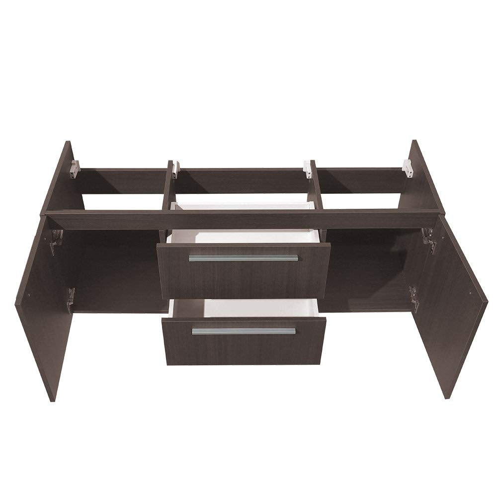 Fresca FCB8013GO Fresca Opulento 54" Gray Oak Modern Double Sink Bathroom Cabinet