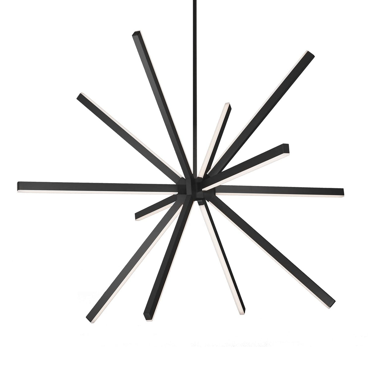 Kuzco CH14356-BK SIRIUS 56" CH Black 120V TRIAC/ELV LED 3000K 90CRI 67W
