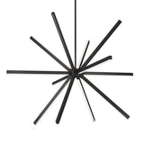 Kuzco CH14356-BK SIRIUS 56" CH Black 120V TRIAC/ELV LED 3000K 90CRI 67W