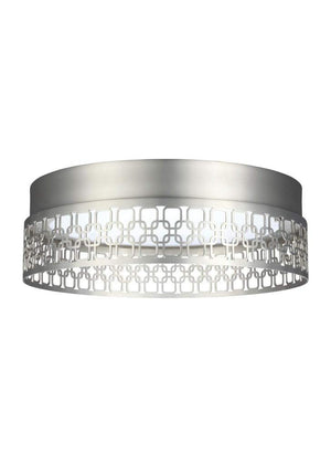 Feiss FM500SN-LED Light Indoor LED Flush Mount Satin Nickel