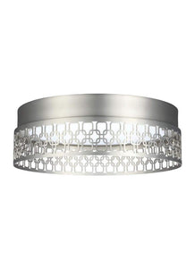 Feiss FM500SN-LED Light Indoor LED Flush Mount Satin Nickel
