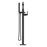 Gerber D300557BST Satin Black Traditional Floor Mount Tub Filler Trim Kit With HANDSH...