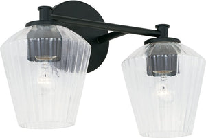 Capital Lighting 141421MB-507 Beau 2 Light Vanity Matte Black
