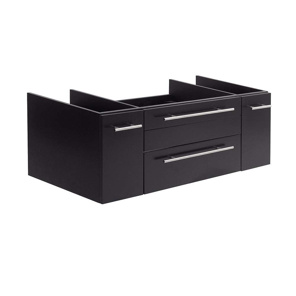 Fresca FCB6148ES-UNS Fresca Lucera 48" Espresso Wall Hung Undermount Sink Modern Bathroom Cabinet