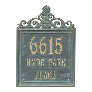Whitehall 2482BV - Personalized Lanai Plaque - Standard - Wall - 3 Line